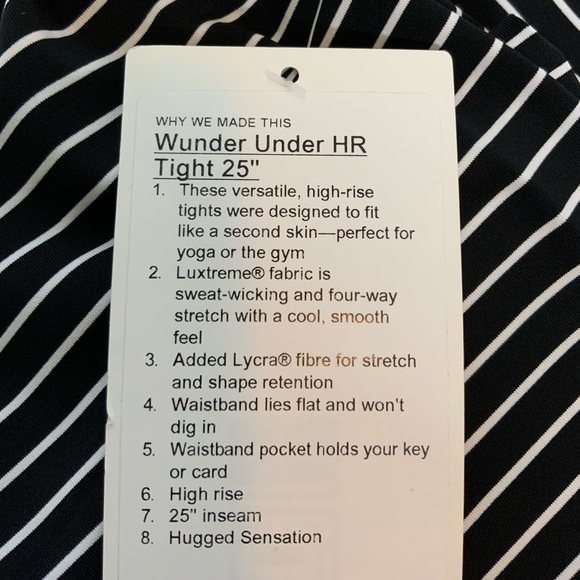 Lululemon Wunder Under 25” 8 - Picture 5 of 5